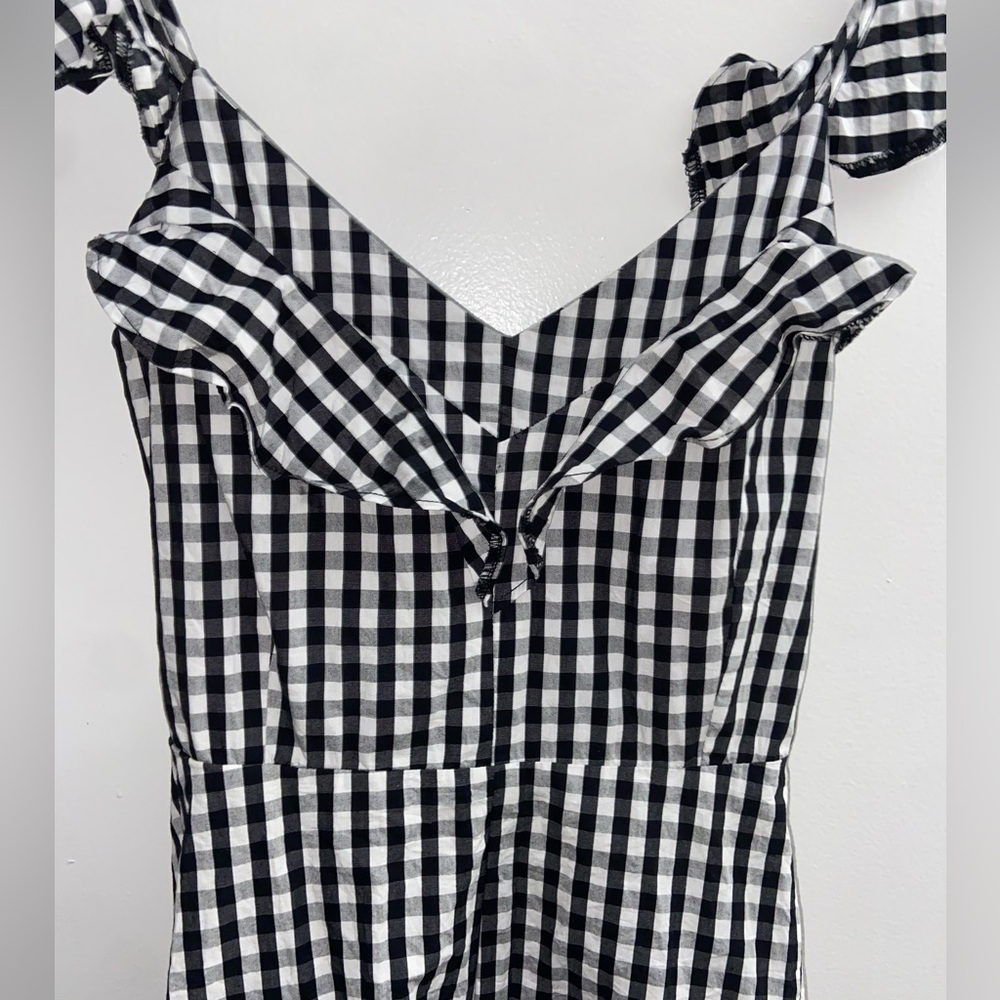 Checkered Ruffle Romper - image 5